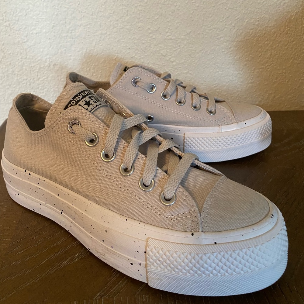 Converse platform sneakers for women.